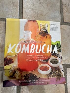 The Big Book of Kombucha - Orange Yellow Cover